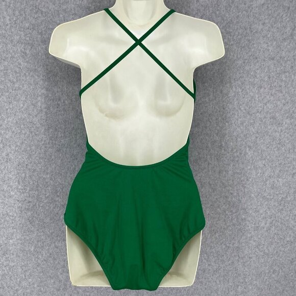 J. Crew Emerald Halter One Piece Swimsuit - Picture 2 of 11